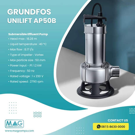 Sewage Pump Grundfos Unilift Ap50b.50.08.1.V