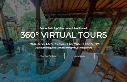 Jasa 360 Virtual Tour Untuk Hotel, Villa dan Properti di Bali bersama Pixanora